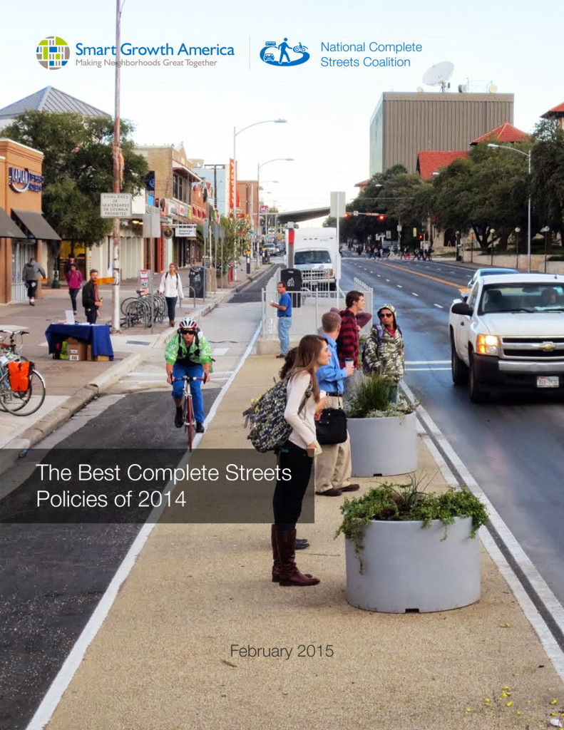 One of many useful resources produced by Smart Growth America on complete streets.